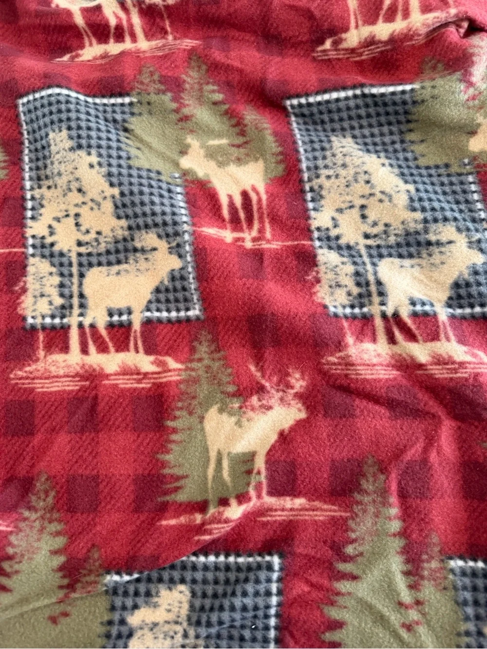 Woods Themed Fleece Blanket 50”x60”